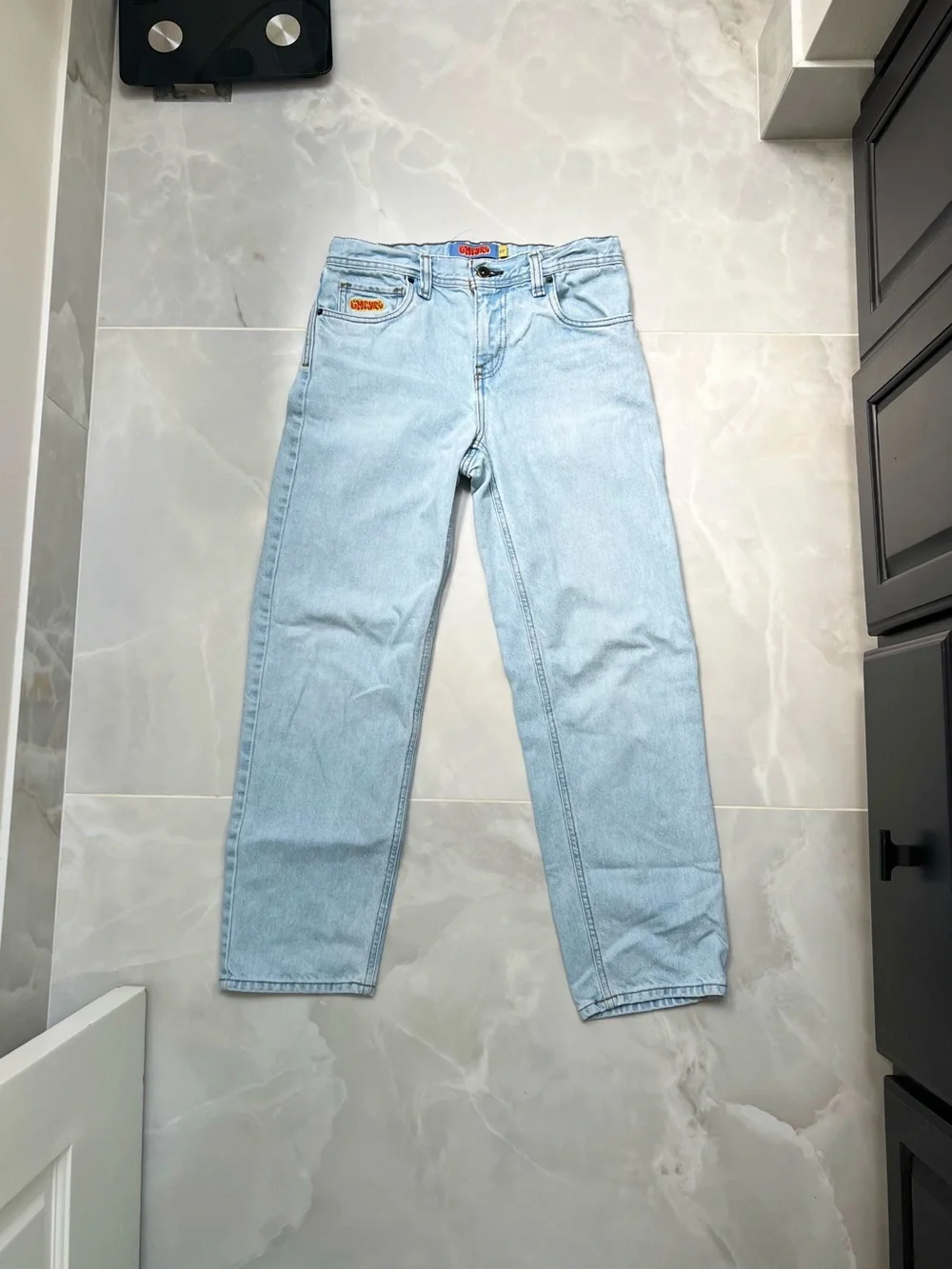 Empyre Light Blue Kids Straight-Leg Jeans